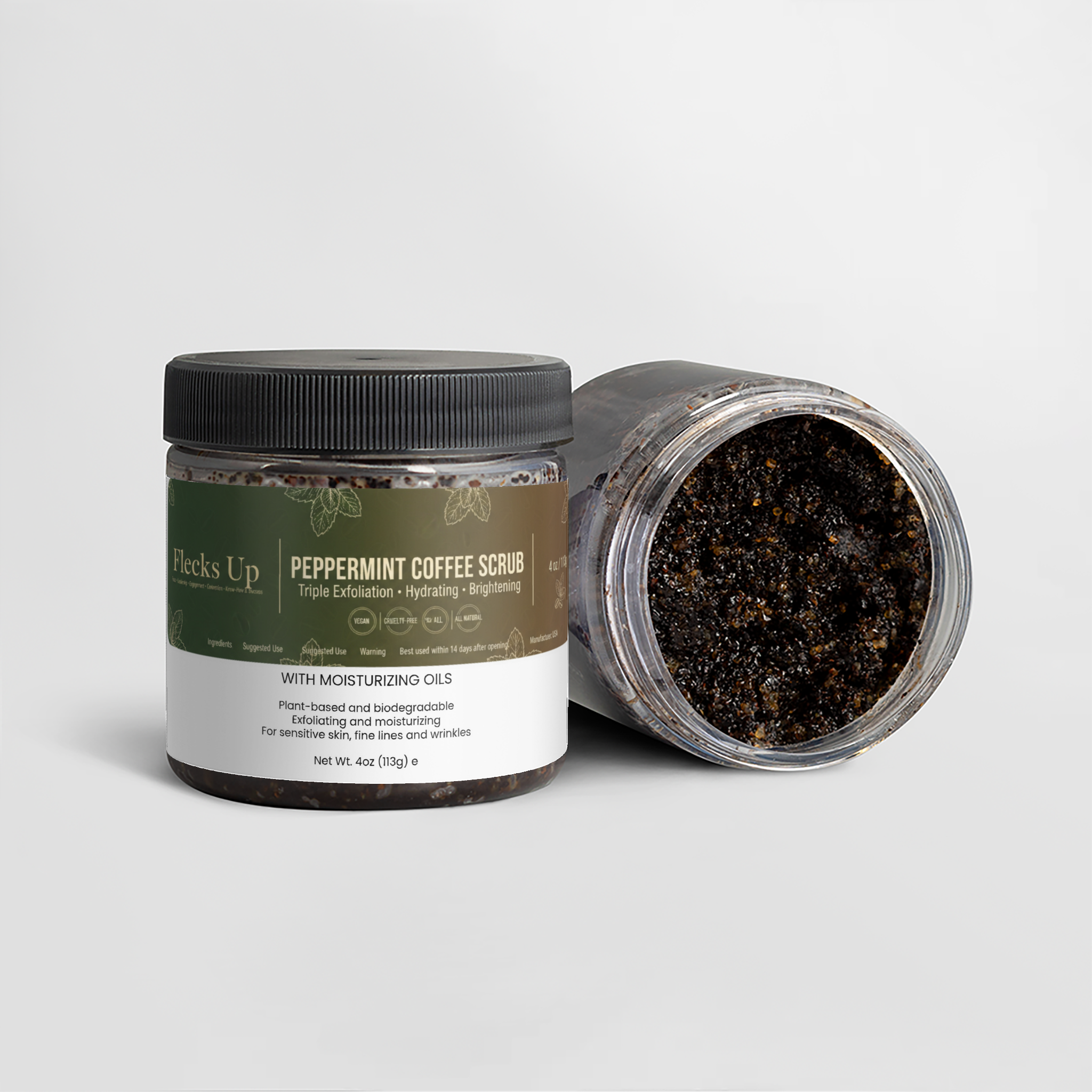Peppermint Coffee Scrub
