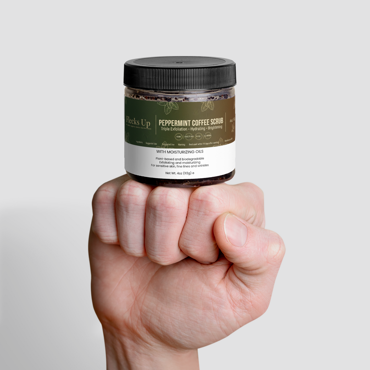 Peppermint Coffee Scrub