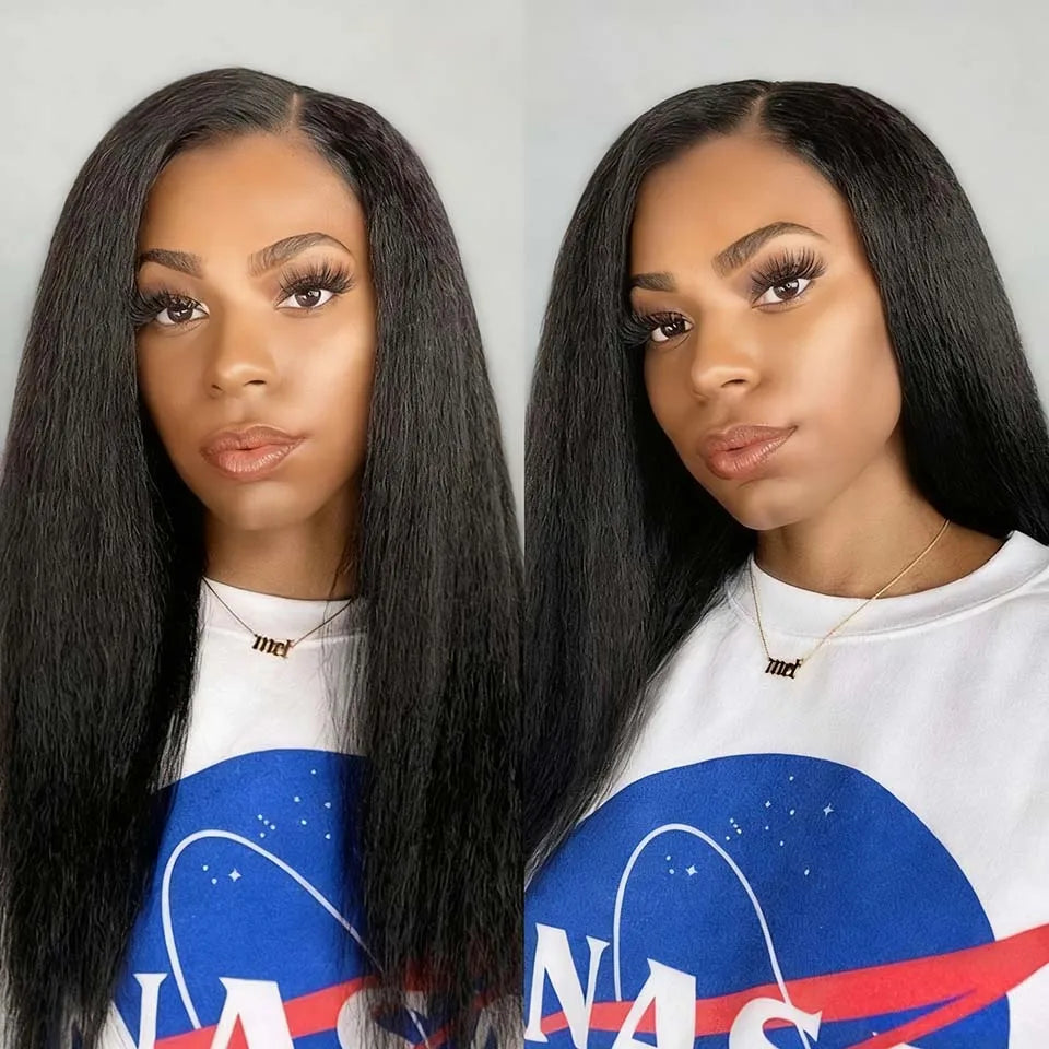 Wholesale 8-30 Inch Kinky Straight Human Hair Bundle Virgin Hair Brazilian Yaki Hair Bundle Remy Human Hair Extensions for Women