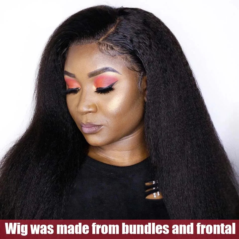 Wholesale 8-30 Inch Kinky Straight Human Hair Bundle Virgin Hair Brazilian Yaki Hair Bundle Remy Human Hair Extensions for Women