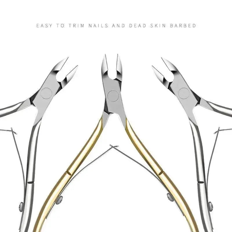 Nail Cuticle Nipper Products Wholesale Nail Removal Dead Skin Stainless Steel Special Beauty Pliers Nail Groove