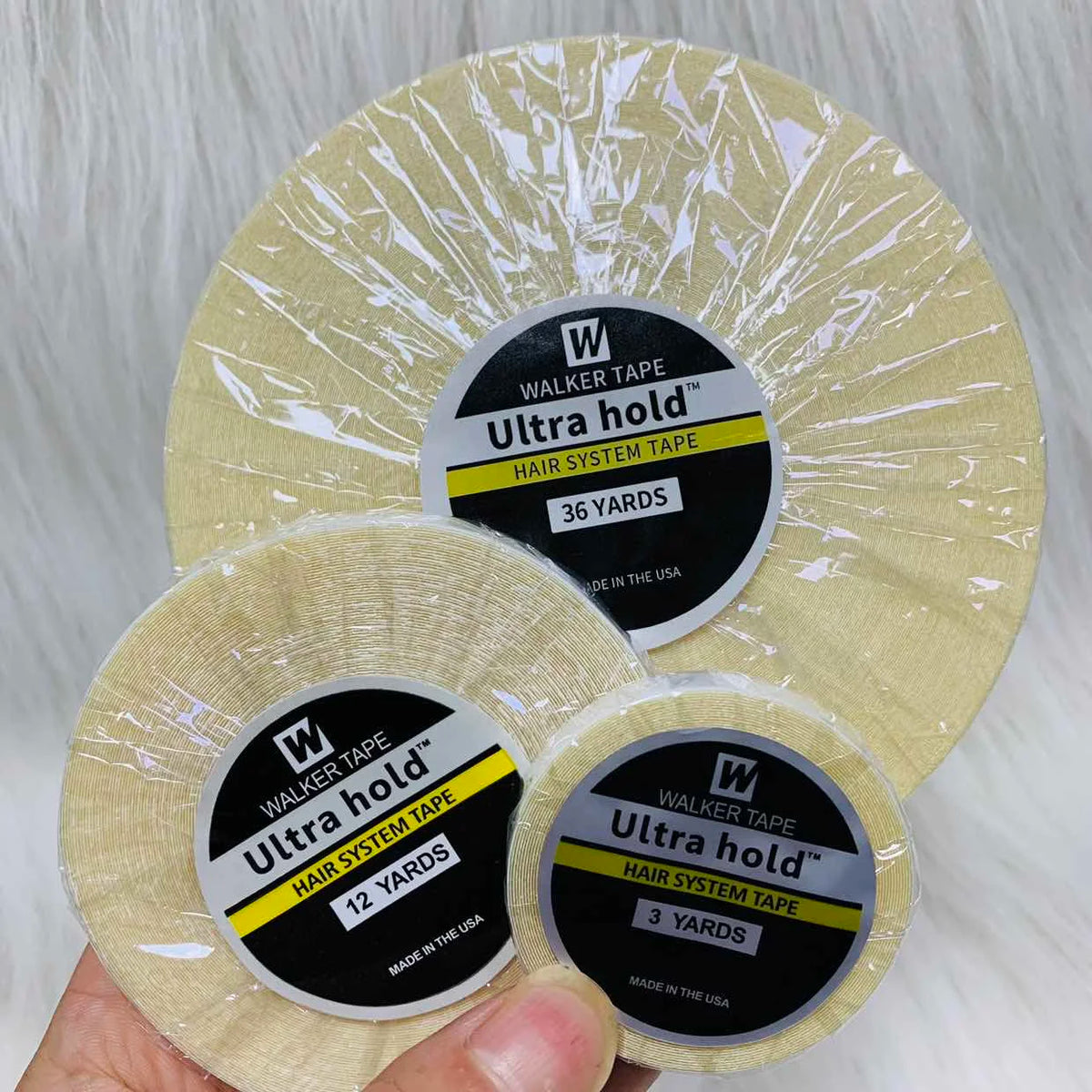 Lace Wig tape glue for hair extensions Ultra Hold Adhesive Tape glue for wig 3/12/36 Yard Lace Wig Glue Hair System Tape For Tou