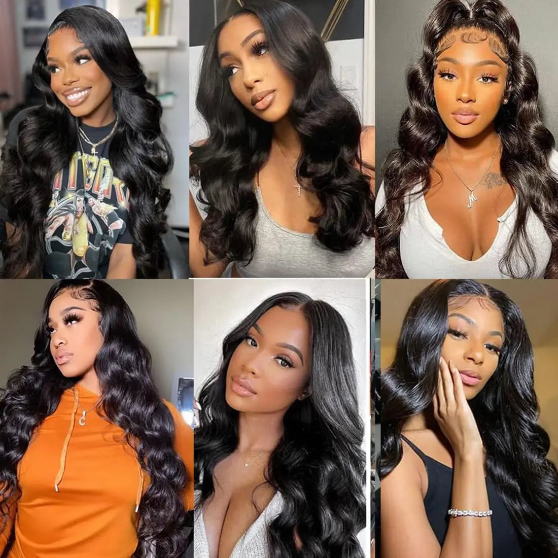 Newmi 12A Brazilian Body Wave Human Hair Bundles 100% Human Hair Extensions Natural Black 10-30 Inch 1/2/3/4pcs Bundles
