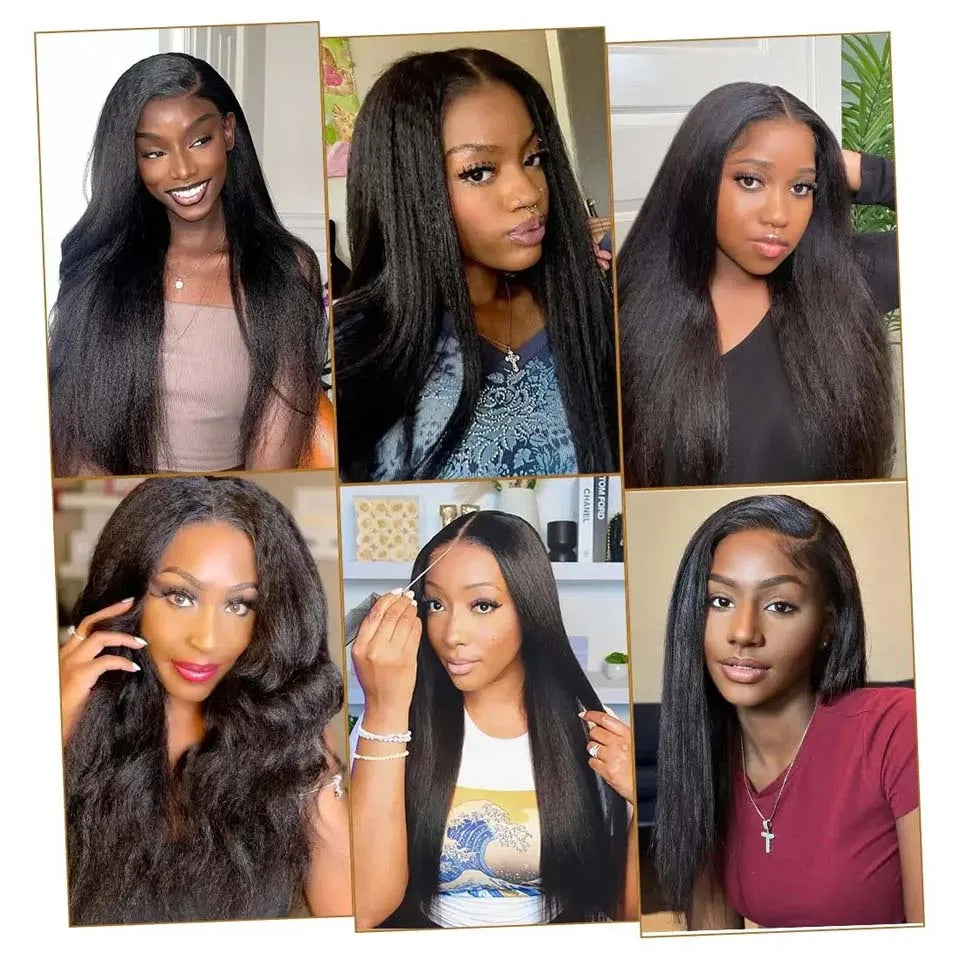Wholesale 8-30 Inch Kinky Straight Human Hair Bundle Virgin Hair Brazilian Yaki Hair Bundle Remy Human Hair Extensions for Women